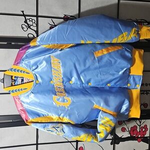 Kobe Bryant Mamba Crenshaw Los Angeles Lakers Satin Jacket XL New